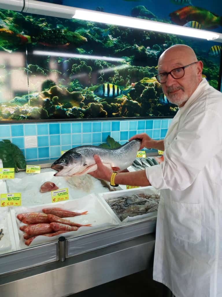 low carb octopus and celery salad