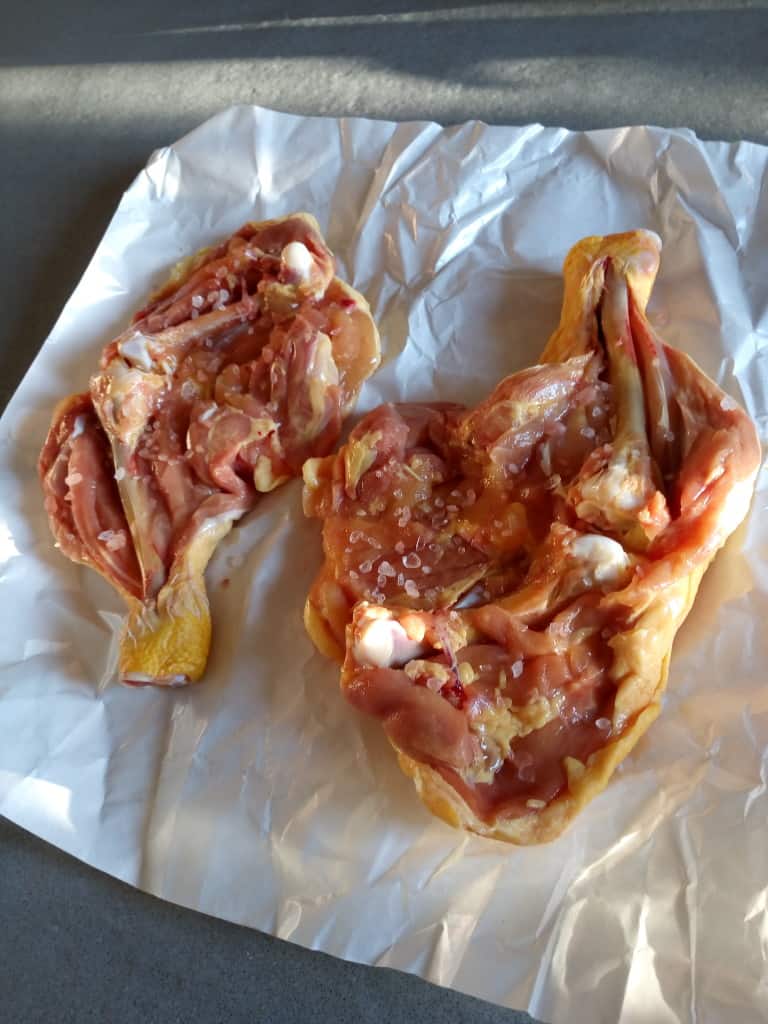 crispy butterflied chicken drumsticks