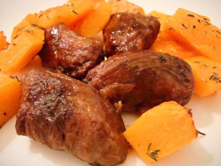 low carb cheeky sticky pork chops