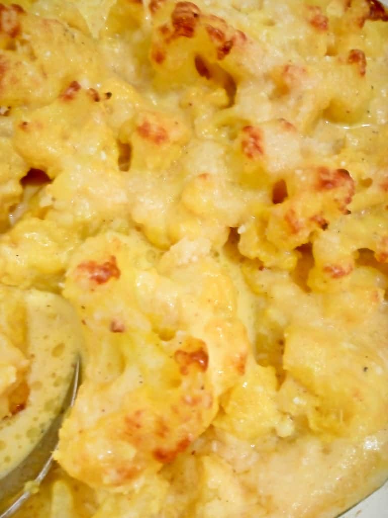 low carb keto cauliflower cheese