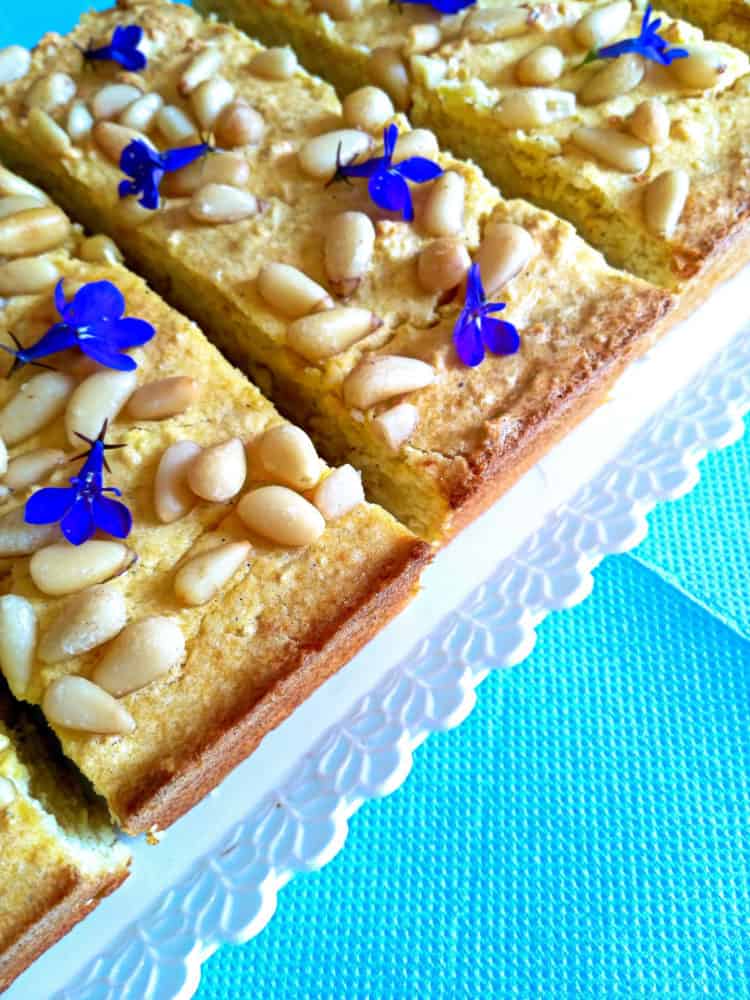 sugar free lemon ricotta sponge cake