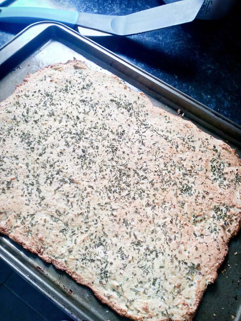 low carb rosemary focaccia bread