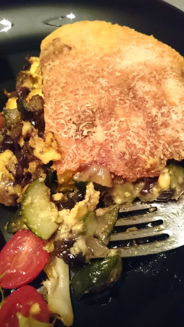 easy keto zucchini and radicchio bake 5