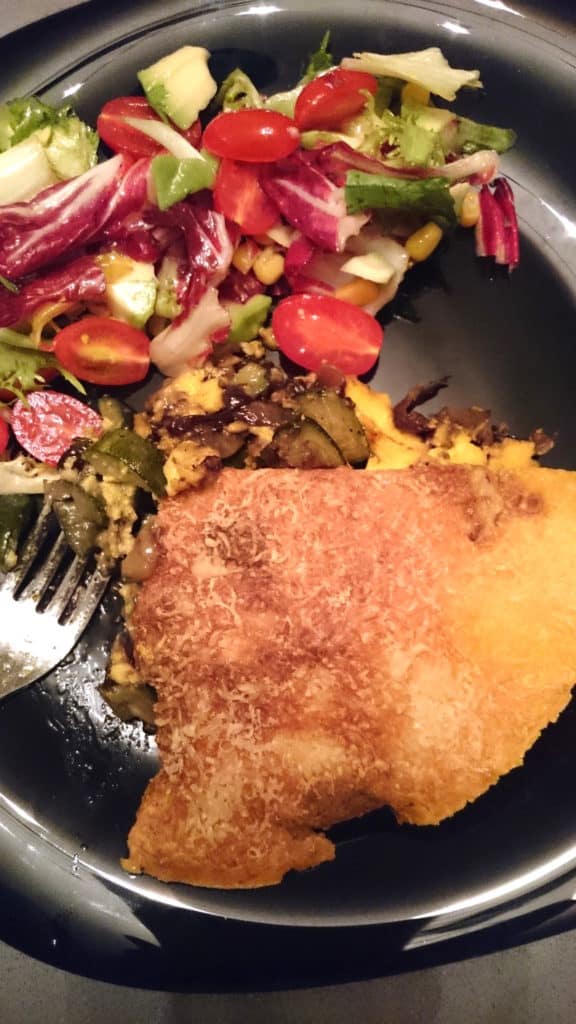 easy zucchini and radicchio bake 5