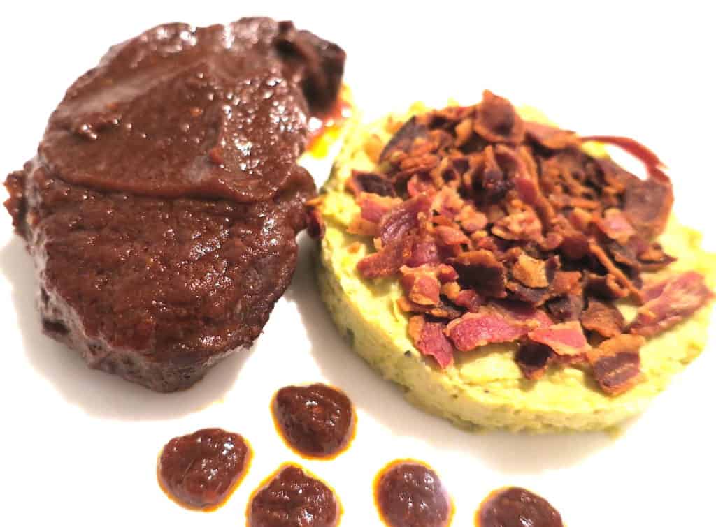 keto beef shin with creamed brussels sprouts