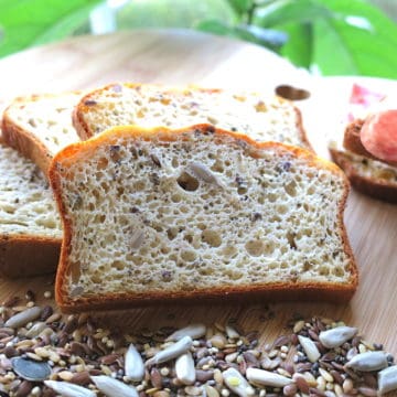Quick & Easy Keto Low Carb Seeded Protein Bread