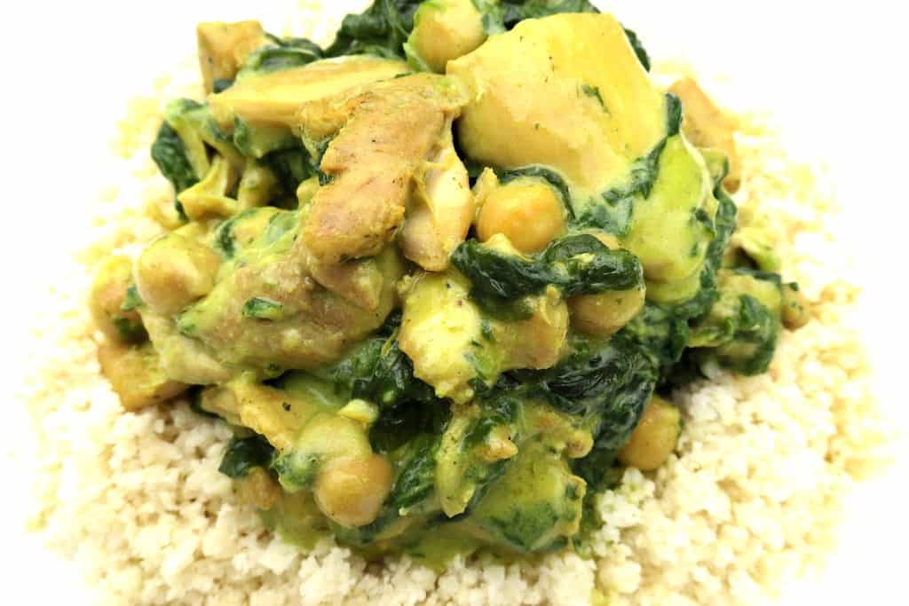 keto low carb green thai chicken curry