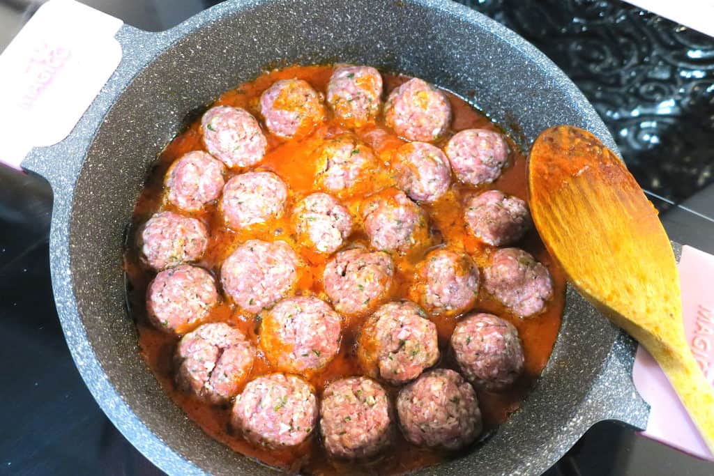 Low Carb Keto Italian Meatballs & Cauliflower Rice