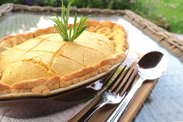 keto low carb chicken & mushroom pie