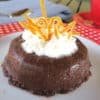 sugar free keto chocolate orange baked custard
