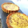 keto sugar free baked custard tarts
