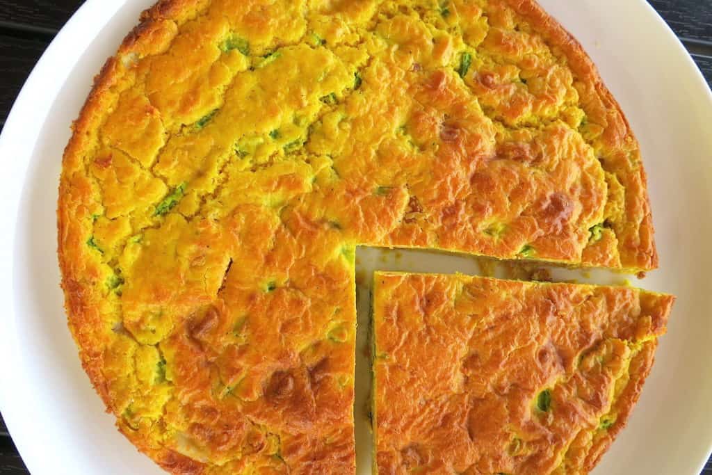 Keto Low Carb Prosciutto, Cheese & Zucchini Quiche