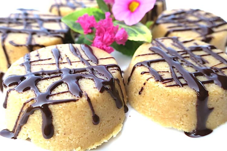 easiest sugar free no-bake nut butter fat cakes