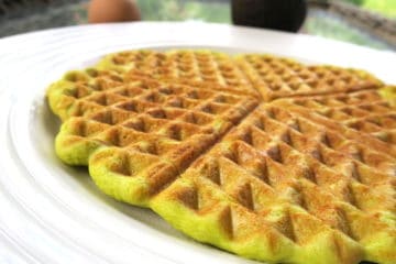 Keto Low Carb Avocado & Protein Waffles