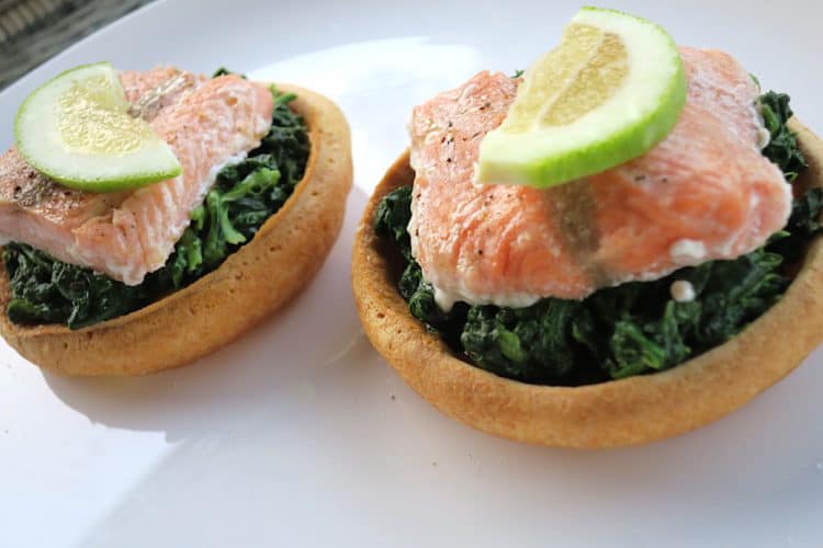 Keto Deconstructed Salmon and Spinach En Croute