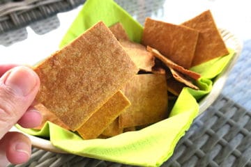 Easiest Crunchy Low Carb Fathead Crackers