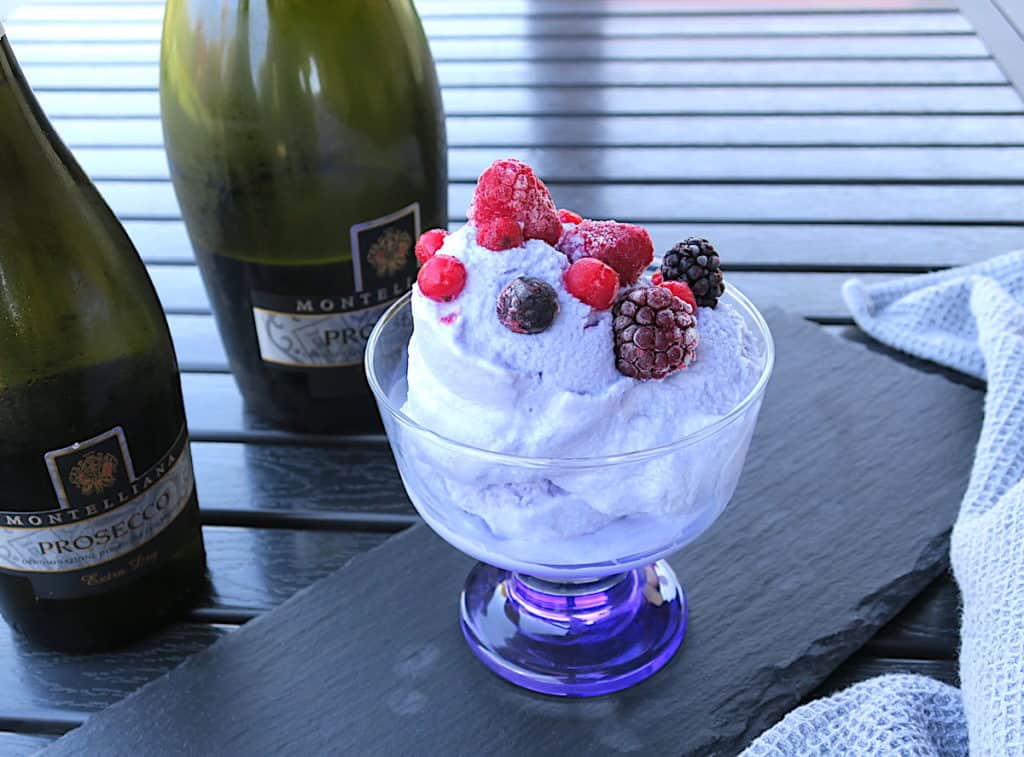 Luxury Sugar Free Prosecco Ice Cream Sorbet