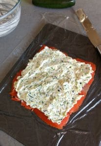 Low Carb Low Calorie Wild Salmon Roll