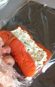 Low Carb Low Calorie Wild Salmon Roll