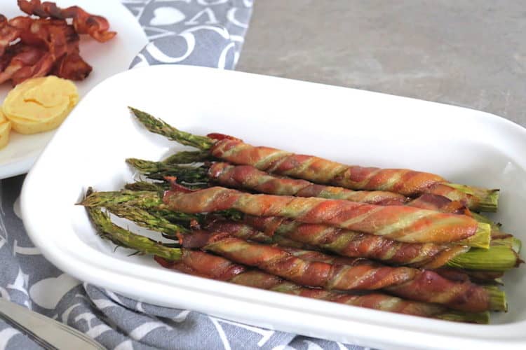 Zero-Carb Bacon-Wrapped Asparagus & Orange Butter