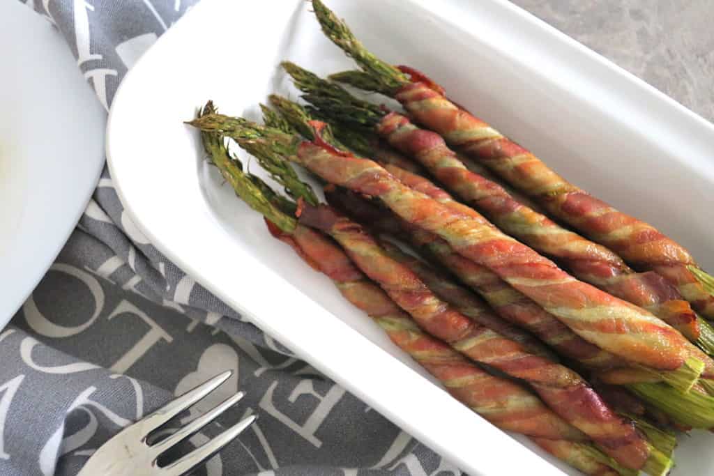 Zero-Carb Bacon-Wrapped Asparagus & Orange Butter