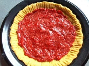 Sugar Free Keto Strawberry Bakewell Tart