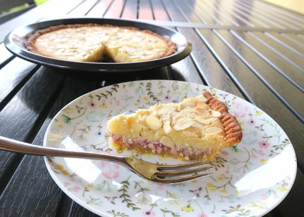 Sugar Free Keto Strawberry Bakewell Tart