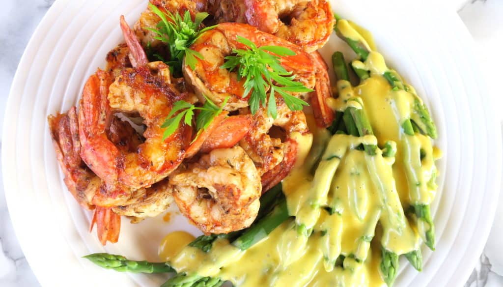 Low Carb Cricket Cajun Argentine Prawns