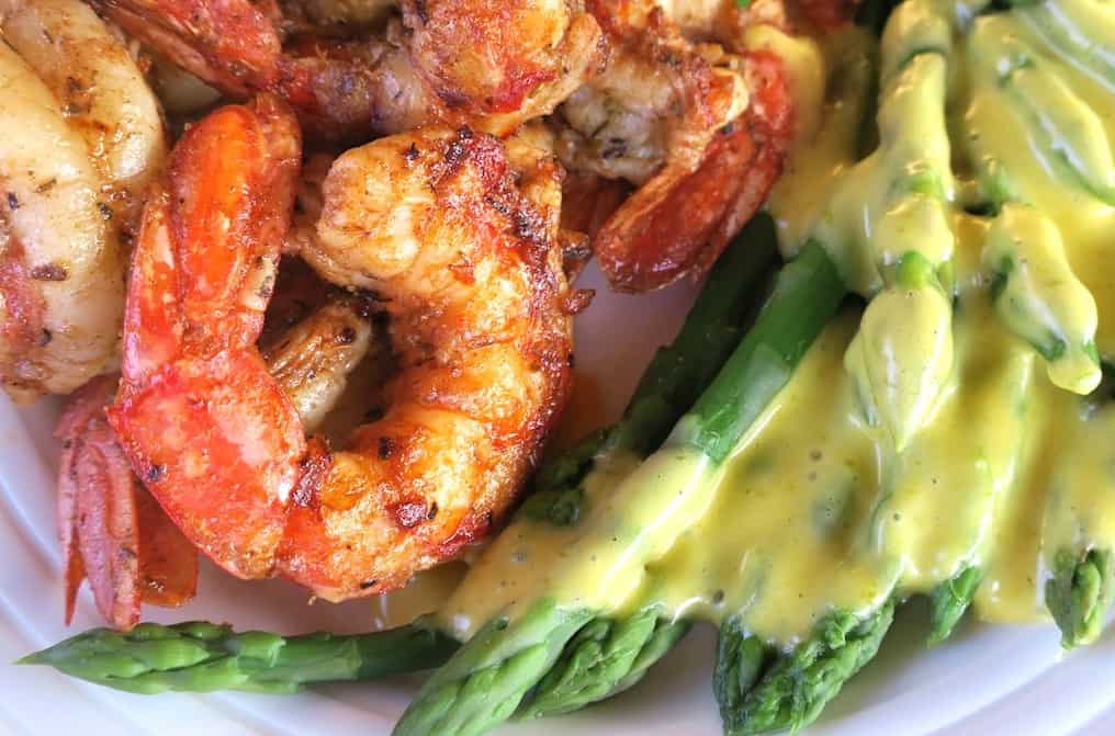 Low Carb Cricket Cajun Argentine Prawns