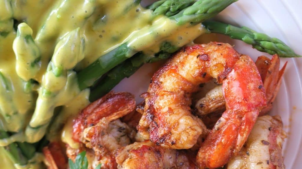 Low Carb Cricket Cajun Argentine Prawns