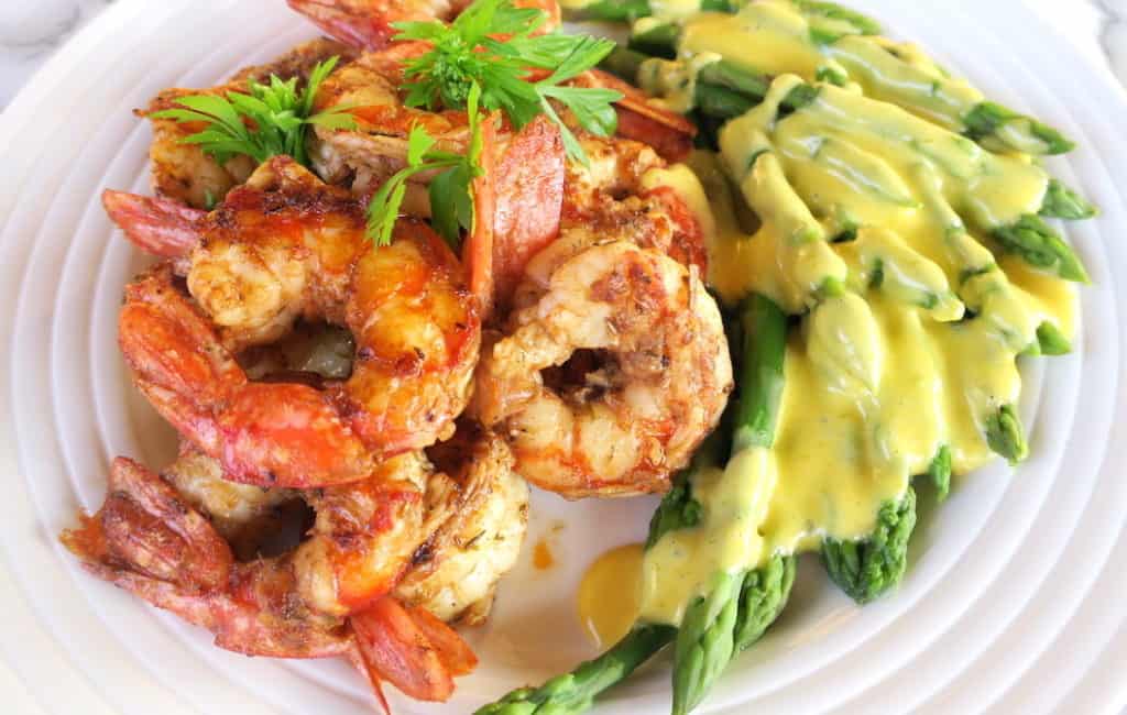 Low Carb Cricket Cajun Argentine Prawns