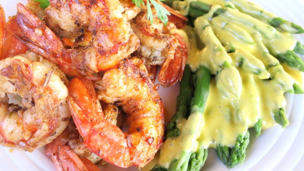 Low Carb Cricket Cajun Argentine Prawns