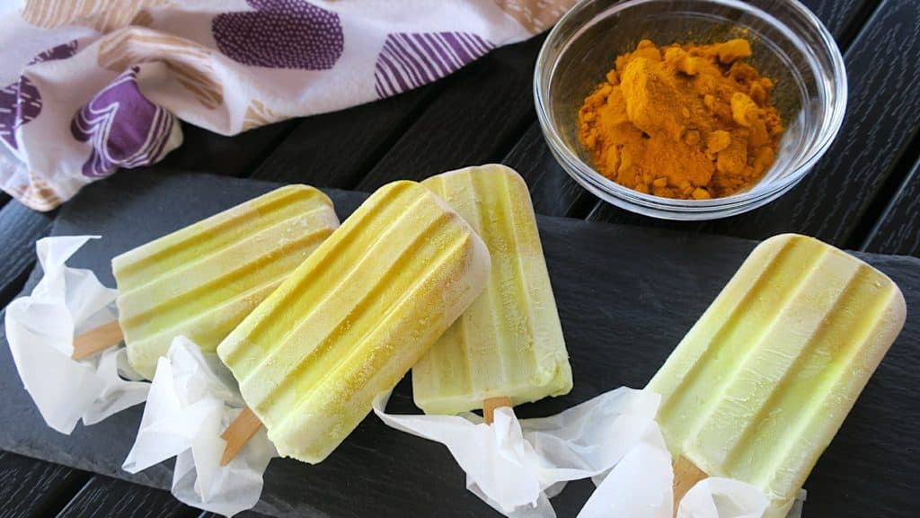 Keto Sugar Free Golden Milk Ice Cream Lollies