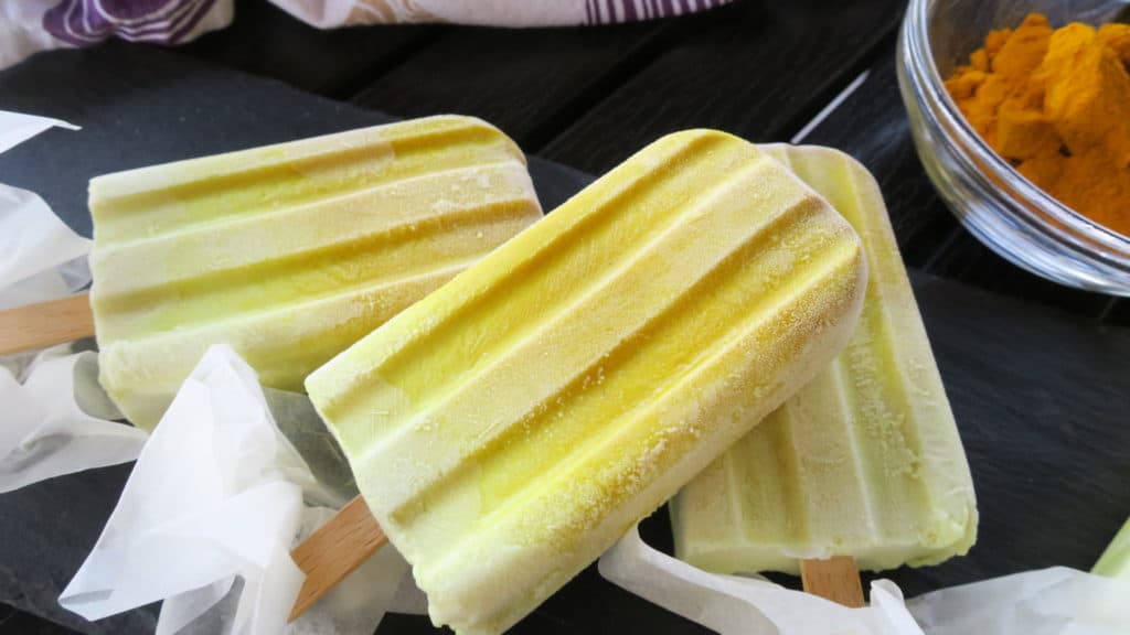 Keto Sugar Free Golden Milk Ice Cream Lollies