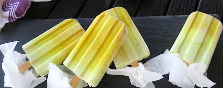 Keto Sugar Free Golden Milk Ice Cream Lollies