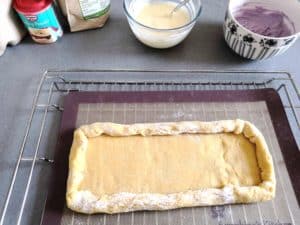 Keto Low Carb Blueberry Vanilla Cheese Danish