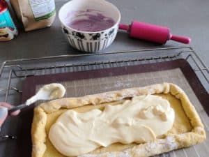 Keto Low Carb Blueberry Vanilla Cheese Danish