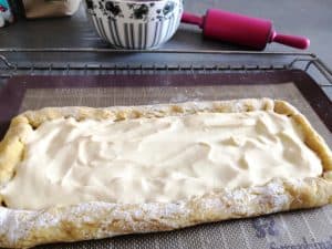 Keto Low Carb Blueberry Vanilla Cheese Danish