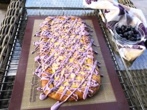 Keto Low Carb Blueberry Vanilla Cheese Danish