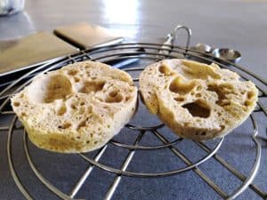 90 Seconds Low Carb English Crumpets