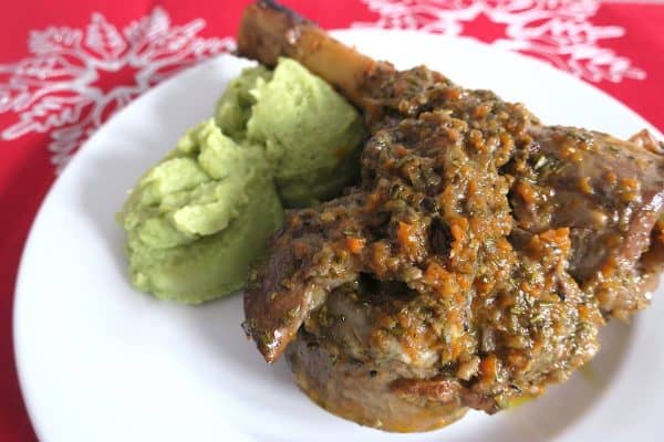 Low Carb Slow Cooked Lamb Fore Shanks