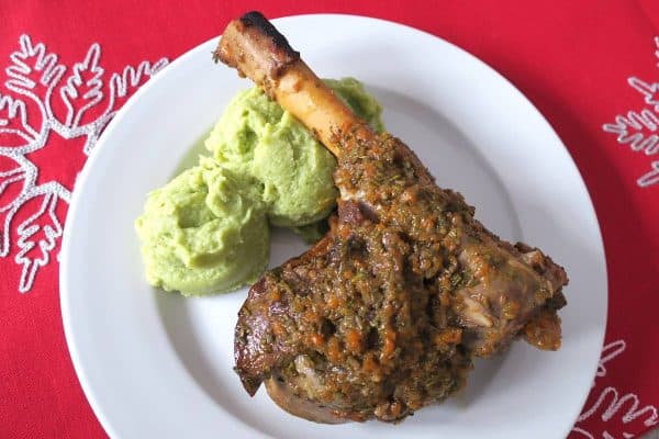 Low Carb Slow Cooked Lamb Fore Shanks