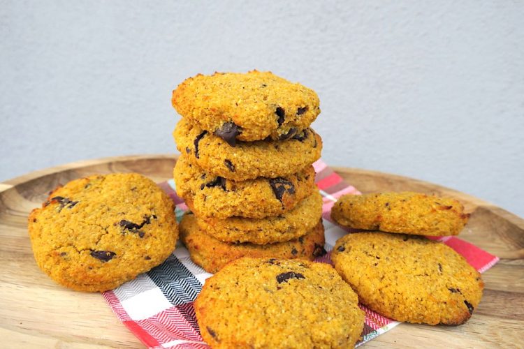 Sugar Free & Keto Pumpkin Chocolate Chip Cookies