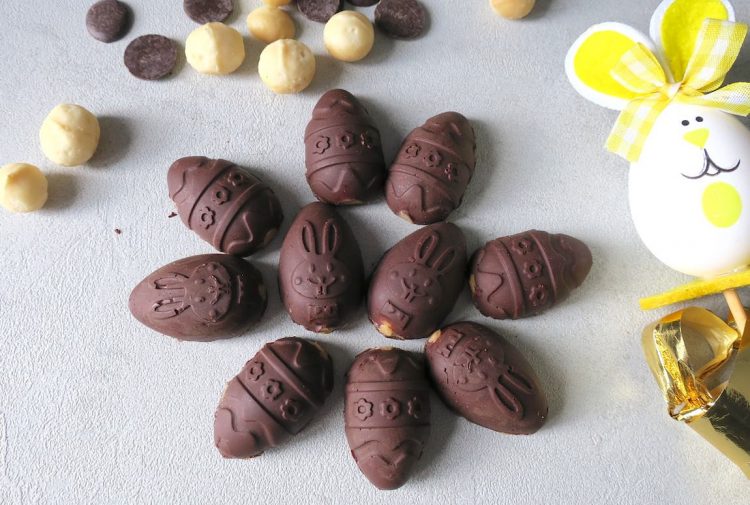 Zero Carbs Healthy Vegan Chocolate Easter Eggs
