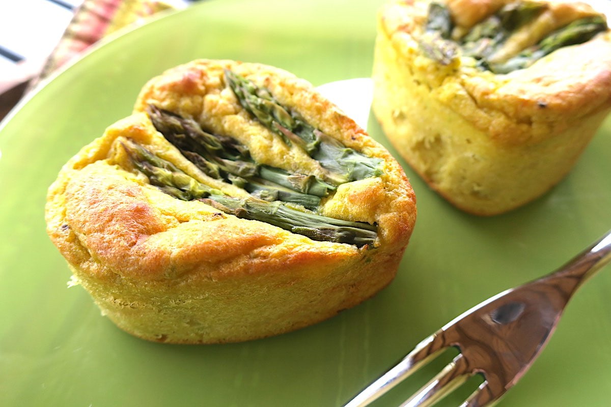 Keto & Low Carb Asparagus Muffins