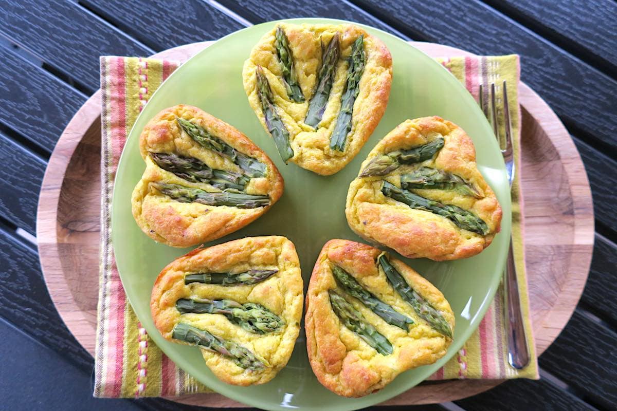 Keto & Low Carb Asparagus Muffins
