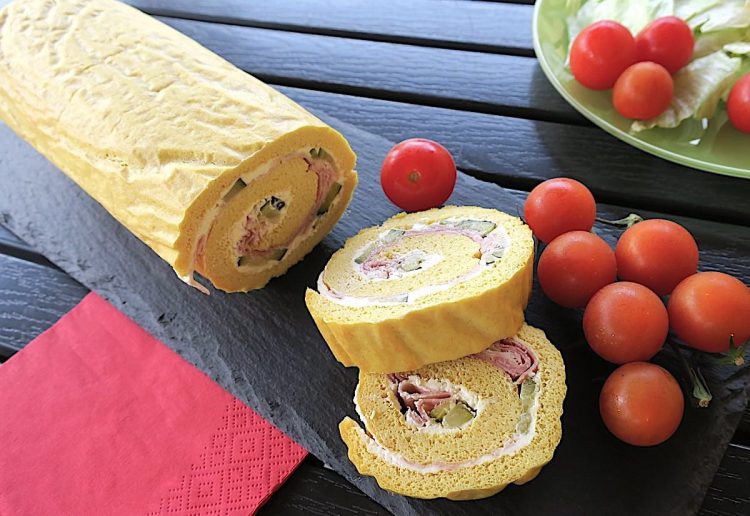 Italian Style Low Carb Savoury Swiss Roll