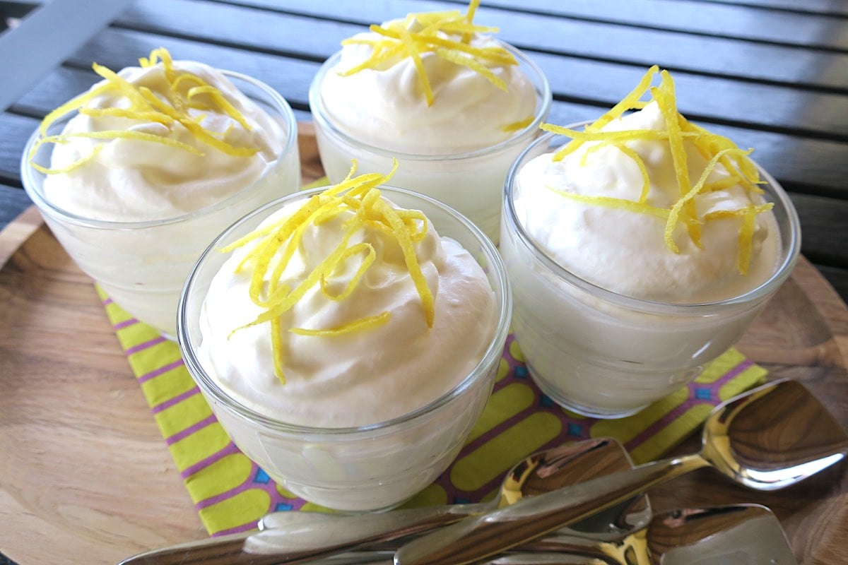 Sugar Free Lemon & Prosecco Syllabub
