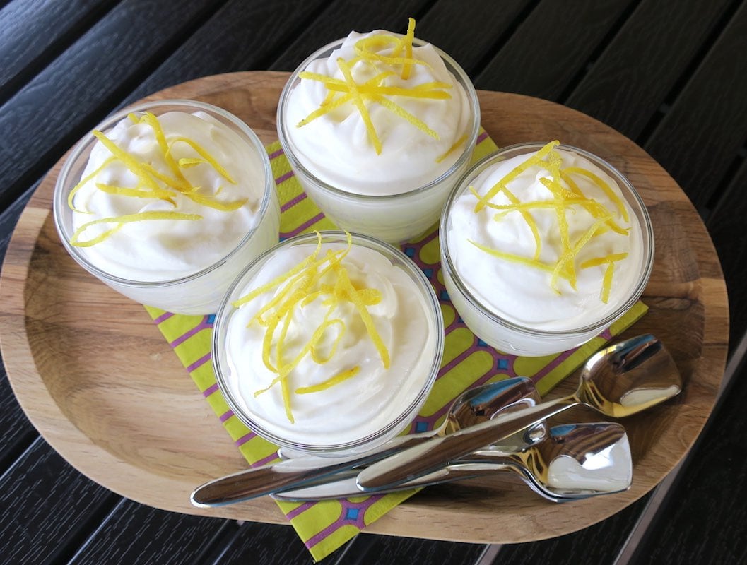 Sugar Free Lemon & Prosecco Syllabub