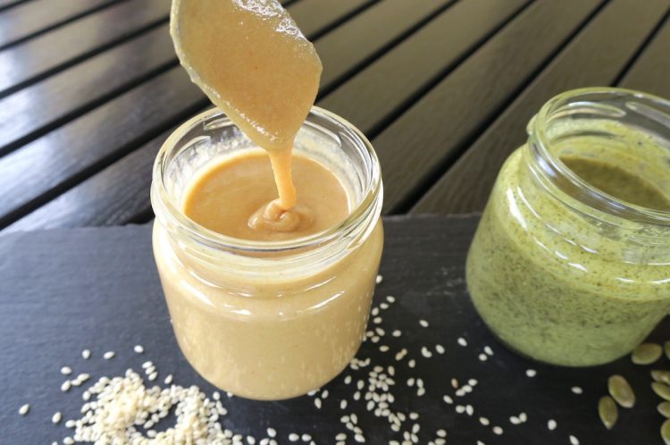 Home Made Low Carb Tahini Two Ways